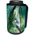 3dRose Heike Köhnen Design Sea Life - Awesome seadragon in a fantasy underwater world - Can Cooler Bottle Wrap (cc_243149)