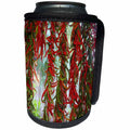 3dRose Taiche - Photography - Peppers - Strung and Hanging Red and Green Chili Peppers Drying - Can Cooler Bottle Wrap (cc_243165)