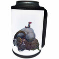 3dRose Taiche - Illustration - Vintage - Jullbocken Yule Goat Scandinavian Christmas Tradition - Can Cooler Bottle Wrap (cc_243189)