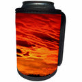 3dRose Taiche - Photography - Sunset - Flame Coloured Sunset Sky - Can Cooler Bottle Wrap (cc_243205)
