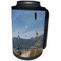 3dRose Taiche - Photography - Kite Surfing - Kite Surfing at Akcapinar Gokova Akyaka Turkey - Can Cooler Bottle Wrap (cc_243219)