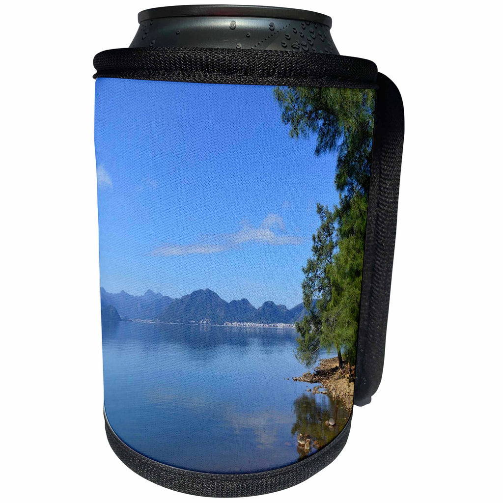 3dRose Taiche - Photography - Turkey - Marmaris from Netsel Marina - Can Cooler Bottle Wrap (cc_243222)