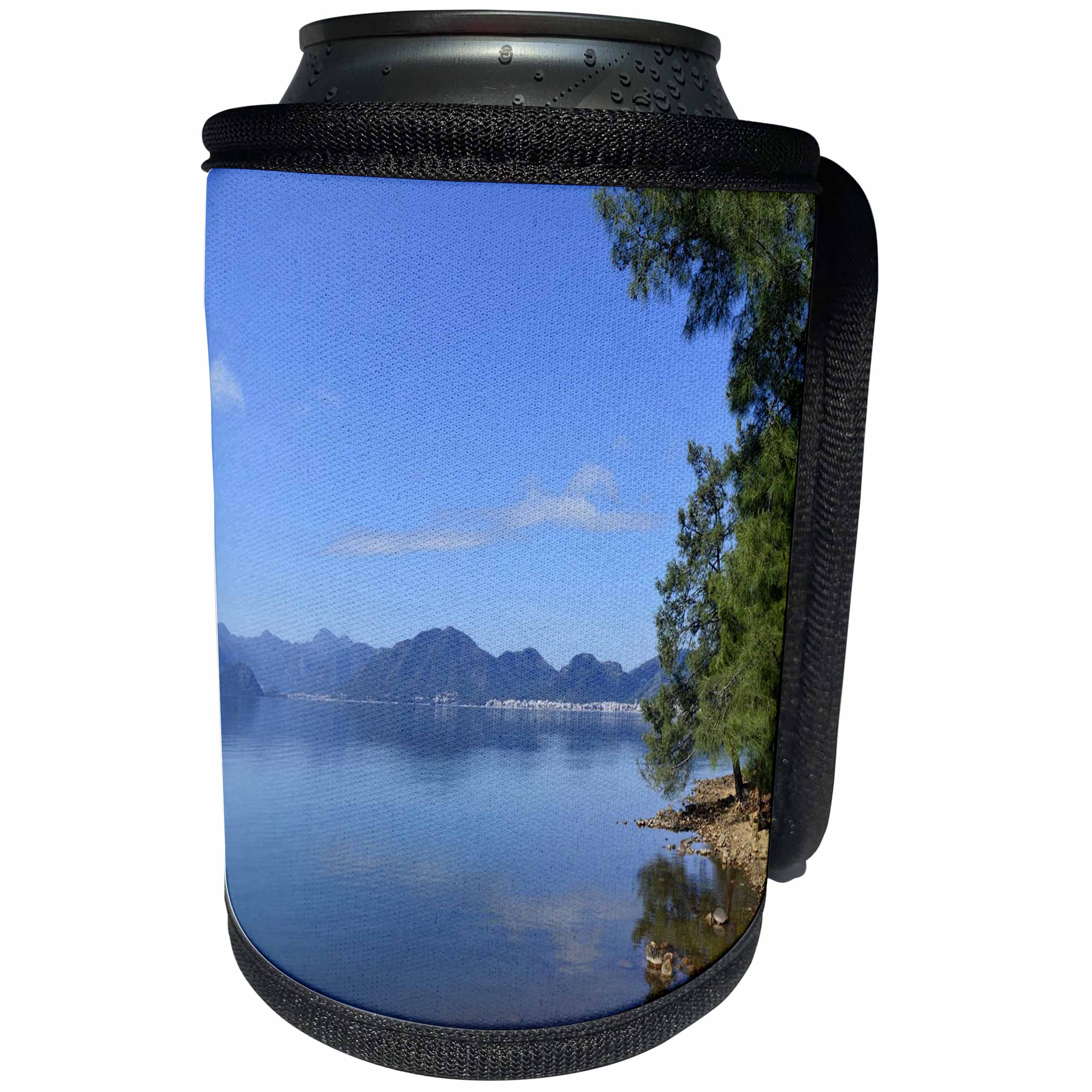 3dRose Taiche - Photography - Turkey - Marmaris from Netsel Marina - Can Cooler Bottle Wrap (cc_243222)
