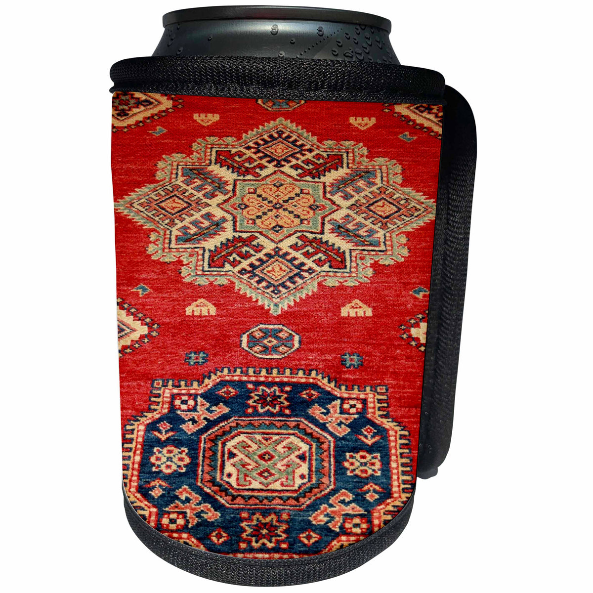 3dRose Taiche - Photography - Turkey - Natural Dyed Handmade Anatolian Carpet - Can Cooler Bottle Wrap (cc_243237)