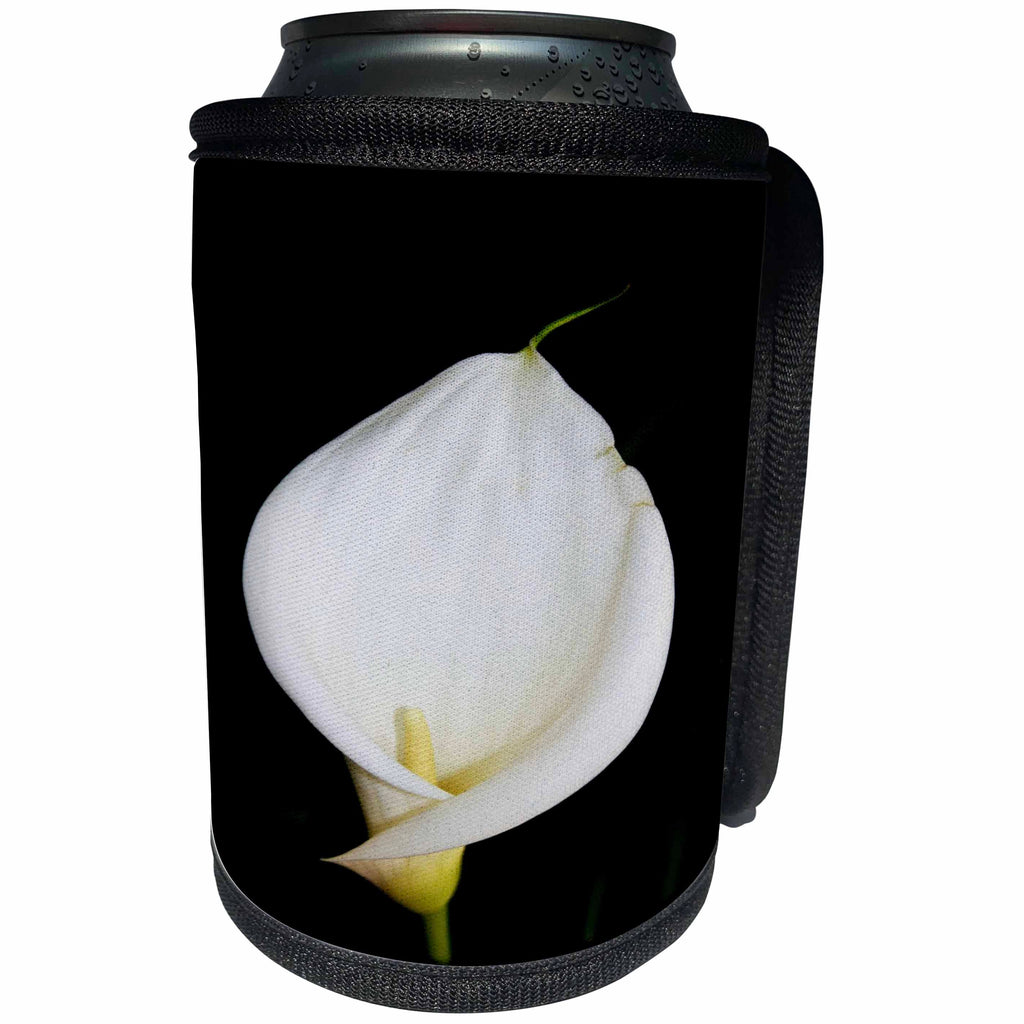 3dRose Taiche - Photography - Calla - Calla Isolated - Can Cooler Bottle Wrap (cc_243240)