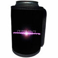 3dRose Phil Perkins - Space - Outer Space - futuristic typographic outer space with flare and stars - Can Cooler Bottle Wrap (cc_243454)