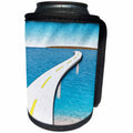 3dRose Phil Perkins - Cities And Structures - Road Work Ahead - whimsical illustration of a bridge to nowhere - Can Cooler Bottle Wrap (cc_243459)