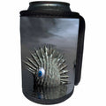 3dRose Phil Perkins - Science Fiction - Seafood For Lunch - science fiction sea monsters hunting in lagoon - Can Cooler Bottle Wrap (cc_243463)