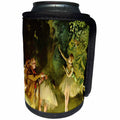 3dRose Florene Degas Ballerinas - Image of Degas Ballerina Painting Rehearsal - Can Cooler Bottle Wrap (cc_243553)