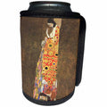 3dRose Florene Gustav Klimt Art - Image of Klimt Famous Painting Hope PD-US - Can Cooler Bottle Wrap (cc_243575)