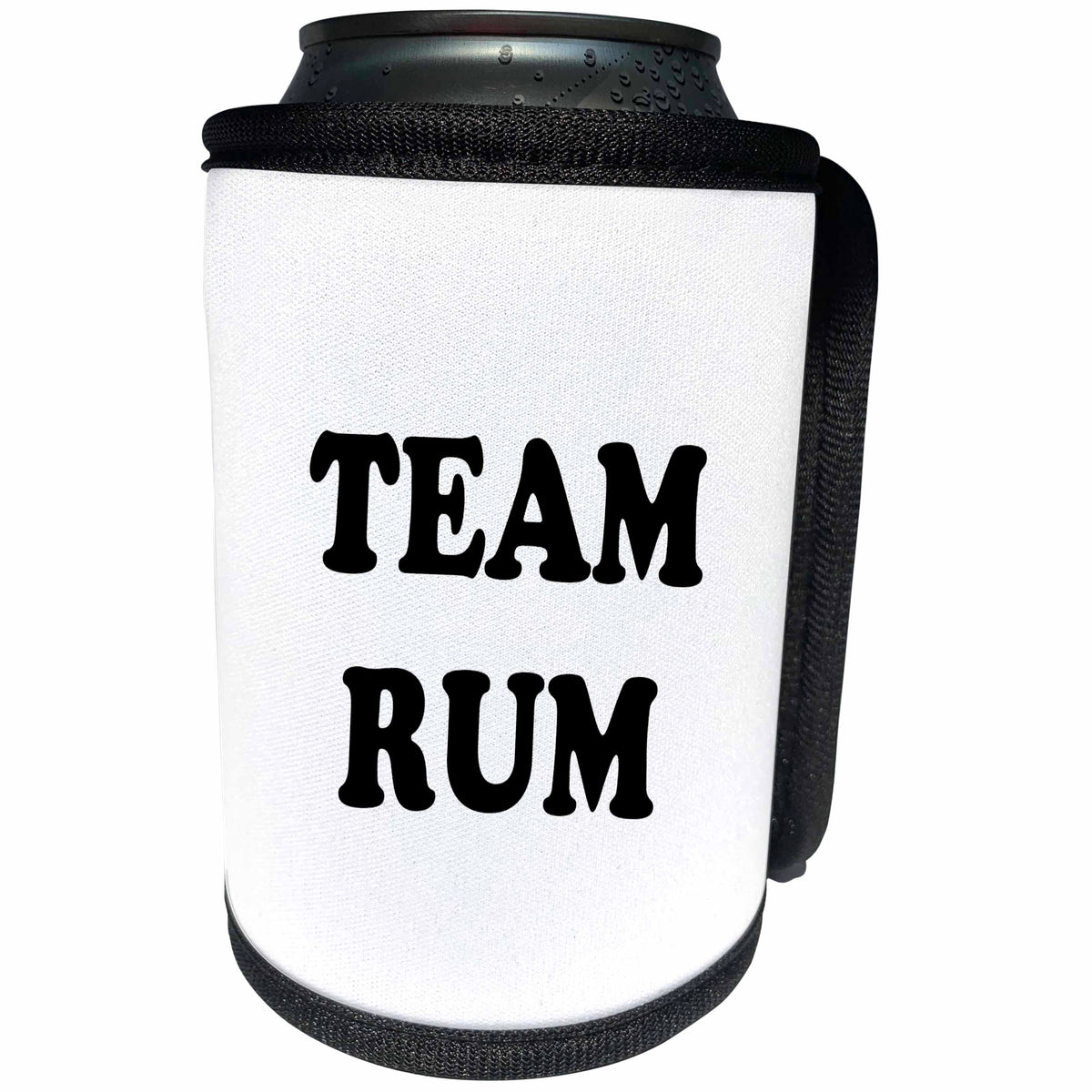3dRose Tory Anne Collections Quotes - TEAM RUM - Can Cooler Bottle Wrap (cc_243915)