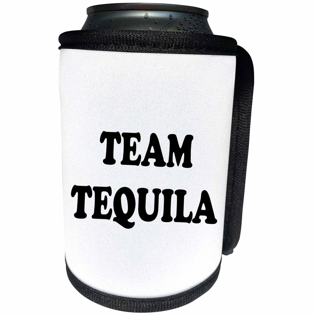 3dRose Tory Anne Collections Quotes - TEAM TEQUILA - Can Cooler Bottle Wrap (cc_243917)