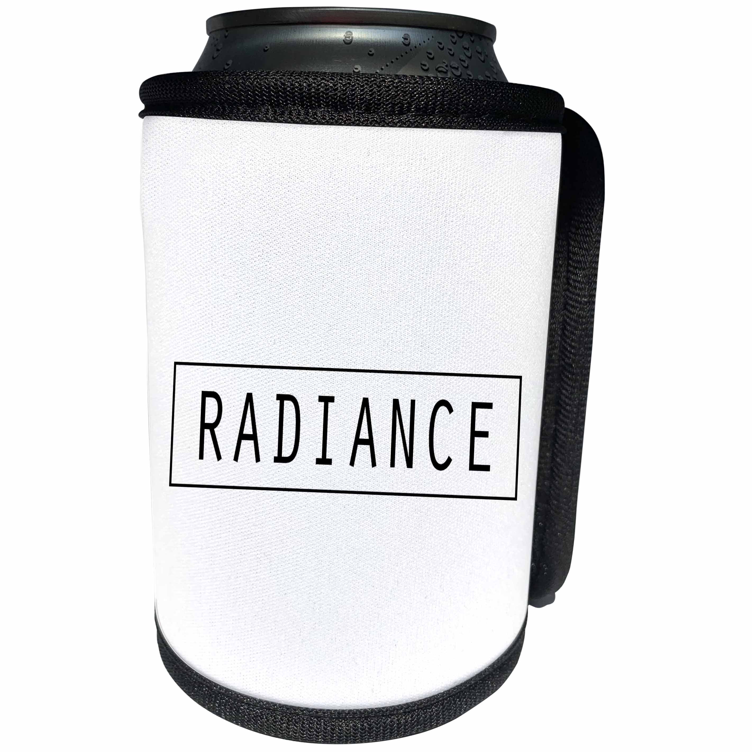 3dRose Tory Anne Collections Quotes - RADIANCE - Can Cooler Bottle Wrap (cc_243951)