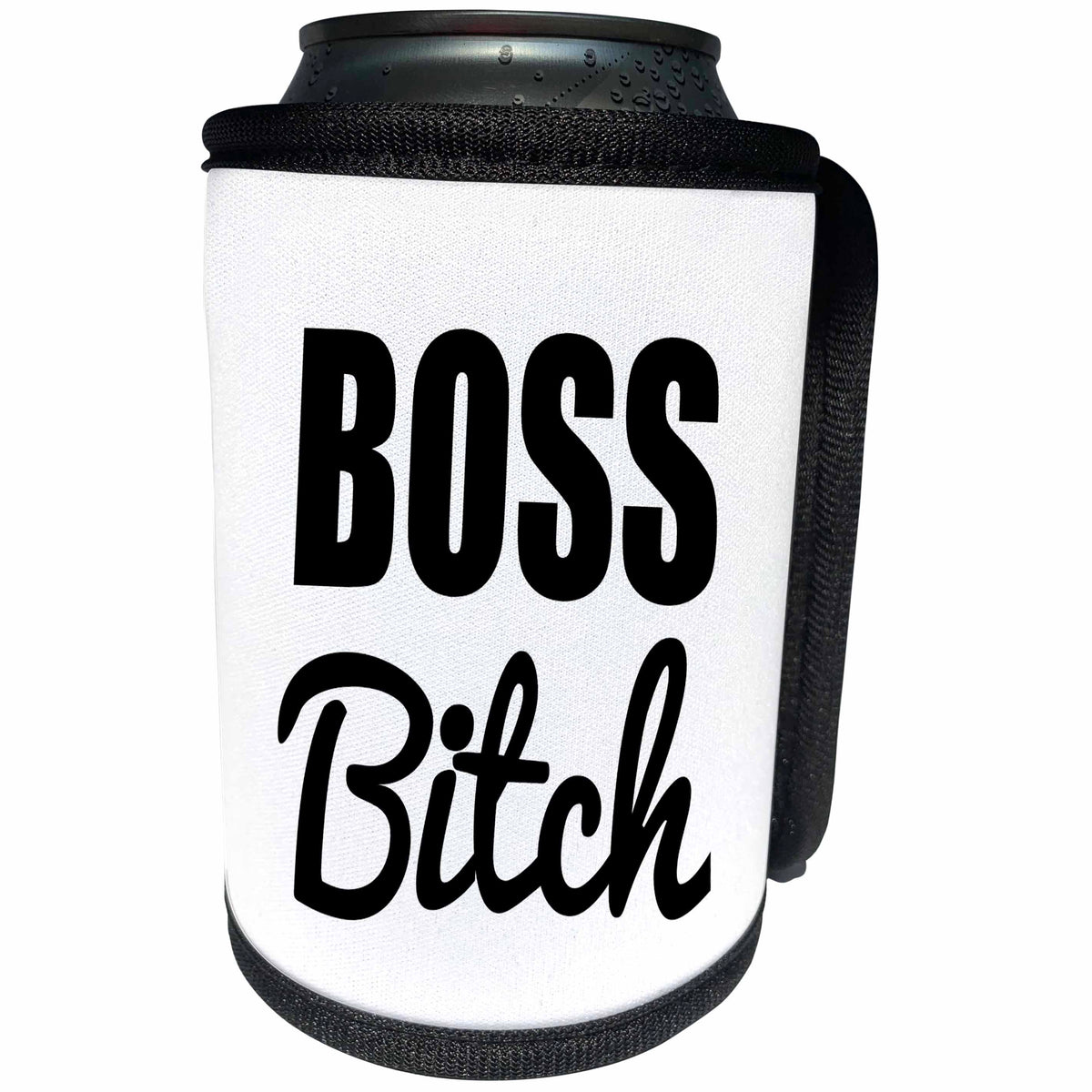 3dRose Tory Anne Collections Quotes - BOSS BITCH - Can Cooler Bottle Wrap (cc_243971)