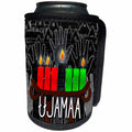 3dRose Doreen Erhardt Kwanzaa - Ujamaa Kwanzaa Day 4 Cooperative Economics December 29 - Can Cooler Bottle Wrap (cc_244706)