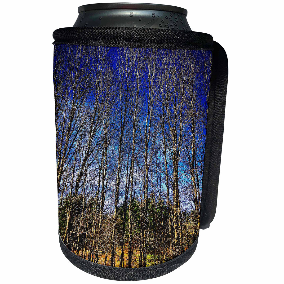 3dRose DYLAN SEIBOLD - PHOTOGRAPHY - THIN TREE STAND - Can Cooler Bottle Wrap (cc_245711)