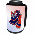 3dRose TNMGraphics Sports - Cheerleader Red and Blue - Can Cooler Bottle Wrap (cc_245750)