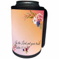 3dRose TNMGraphics Faith - Trust the Lord Psalm 11 - Can Cooler Bottle Wrap (cc_245756)
