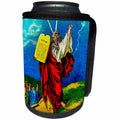 3dRose Scenes from the Past Magic Lantern - Vintage Bible Story Moses Brings Down the Ten Commandments 1891 - Can Cooler Bottle Wrap (cc_246052)
