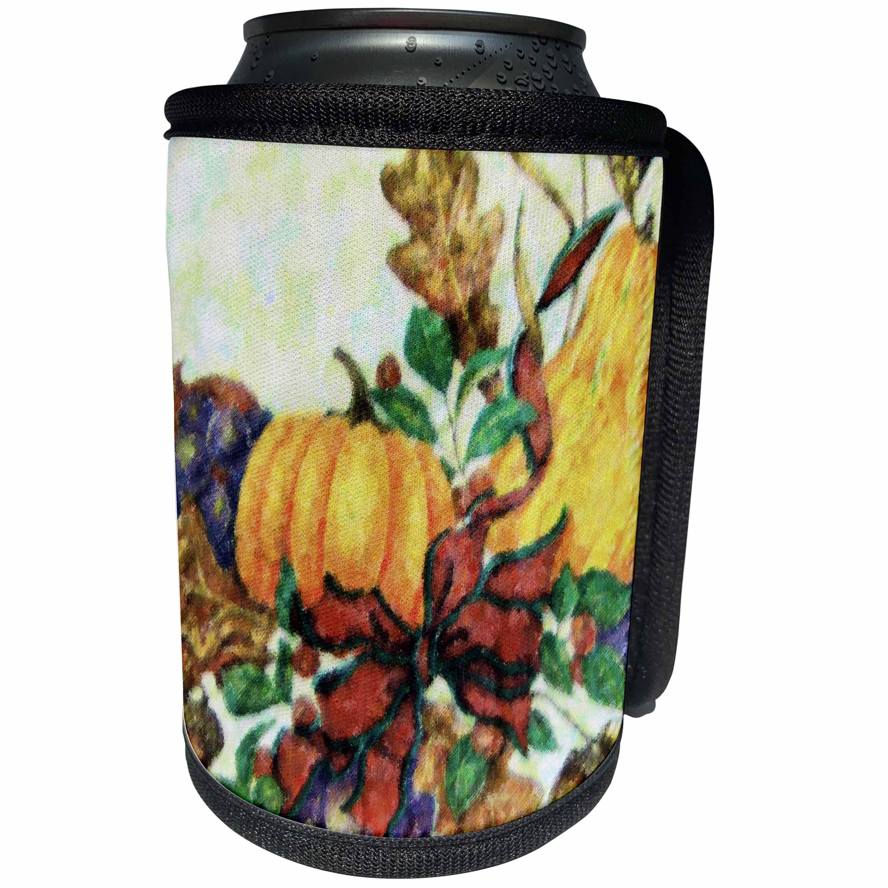 3dRose Florene Holiday - Set For Thanksgiving - Can Cooler Bottle Wrap (cc_24607)