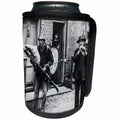 3dRose Scenes from the Past Magic Lantern - Edwardian Street Performers Vintage 1910 Funny Musicians - Can Cooler Bottle Wrap (cc_246080)
