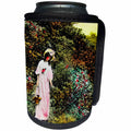 3dRose Scenes from the Past Magic Lantern - Edwardian Romance Love Story 1910 Roses Roses Everywhere No. 9 Vintage - Can Cooler Bottle Wrap (cc_246083)