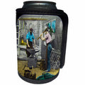 3dRose Scenes from the Past Magic Lantern - Victorian Tale The Village Blacksmith No, 9 Vintage 1890s - Can Cooler Bottle Wrap (cc_246155)