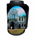 3dRose Scenes from the Past Magic Lantern - Victorian View of Dudley Castle Courtyard Warwick England Vintage - Can Cooler Bottle Wrap (cc_246201)