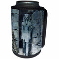 3dRose Scenes from The Past Magic Lantern - Vintage Great Court of Ramses II Luxor Egypt Magic Lantern Slide - Can Cooler Bottle Wrap (cc_246407)
