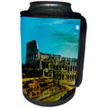 3dRose Scenes from the Past Magic Lantern - Vintage Roman Colosseum at Night Rome Italy Circa 1900 Magic Lantern - Can Cooler Bottle Wrap (cc_246425)