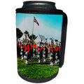 3dRose Scenes from the Past Magic Lantern - Vintage Scottish Pipers British Army Bagpipes Scotland 1910 - Can Cooler Bottle Wrap (cc_246441)