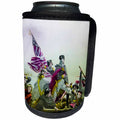 3dRose Scenes from the Past Magic Lantern - Vintage General George Washington Crossing the Delaware Magic Lantern - Can Cooler Bottle Wrap (cc_246447)