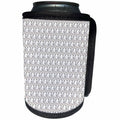 3dRose Janna Salak Designs Rhinestone Designs - Clear Diamond Rhinestone Gem Print - Can Cooler Bottle Wrap (cc_24649)