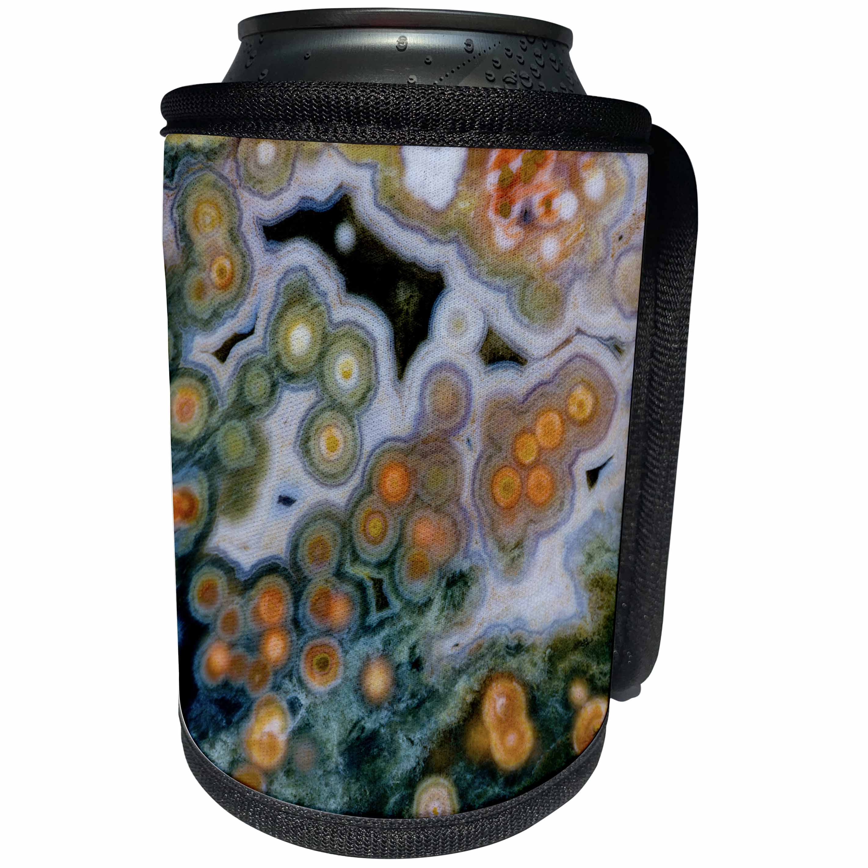 3dRose Danita Delimont - Stone - Ocean Jasper from Madagascar 01 - Can Cooler Bottle Wrap (cc_246929)