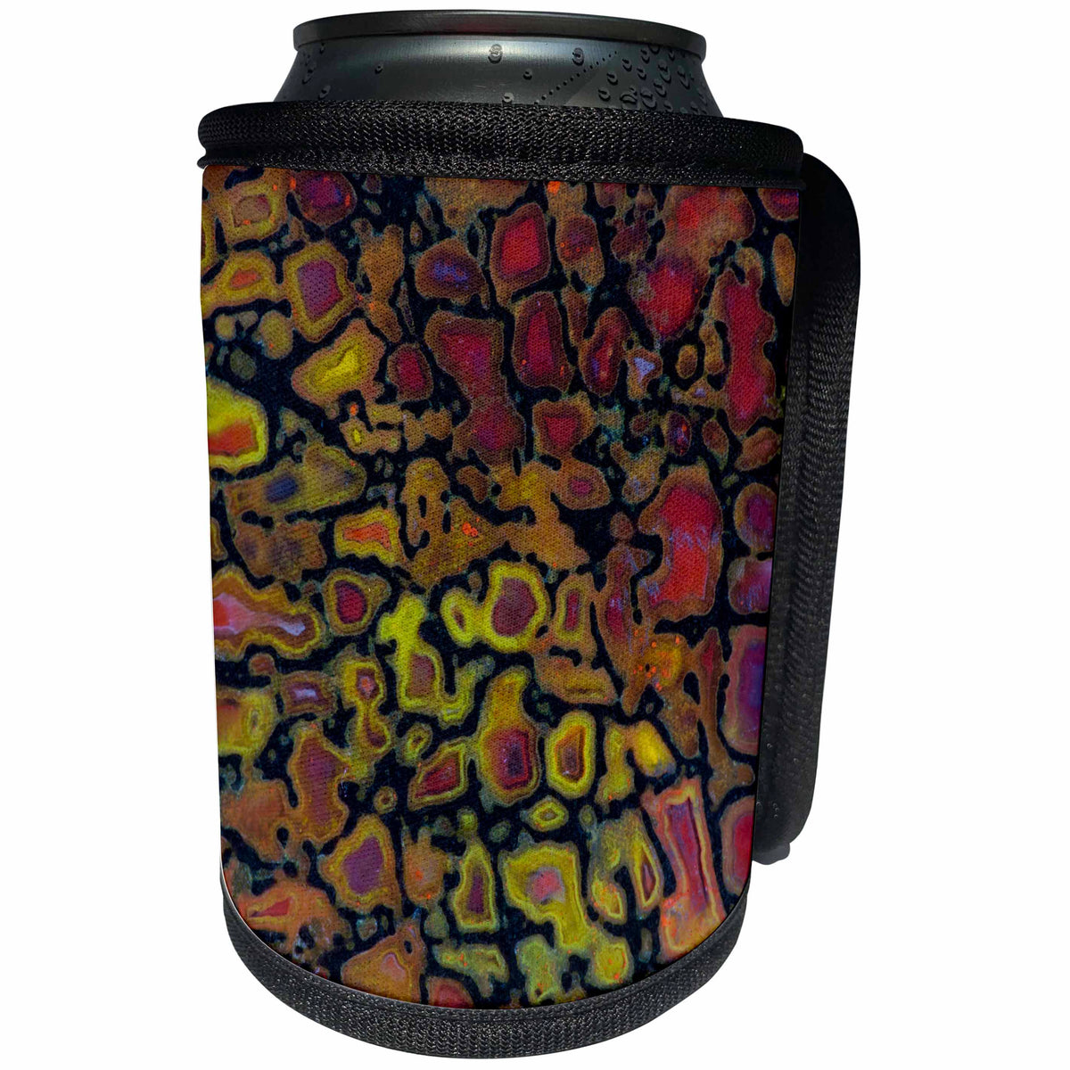 3dRose Danita Delimont - Stone - Colorful Petrified Dinosaur Bone 01 - Can Cooler Bottle Wrap (cc_246992)