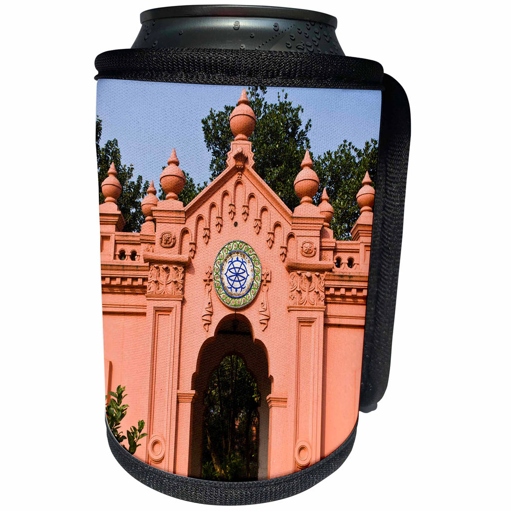 3dRose Danita Delimont - Bangladesh - The pink colored Ahsan Manzil palace in Dhaka, Bangladesh, Asia - Can Cooler Bottle Wrap (cc_247247)