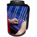 3dRose Danita Delimont - Bhutan - Bhutan, Thimpu. Bhutanese Textile Weaver. - Can Cooler Bottle Wrap (cc_247251)