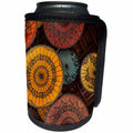 3dRose Danita Delimont - Myanmar - Myanmar, Mandalay. Umbrellas on restaurant ceiling. - Can Cooler Bottle Wrap (cc_247273)