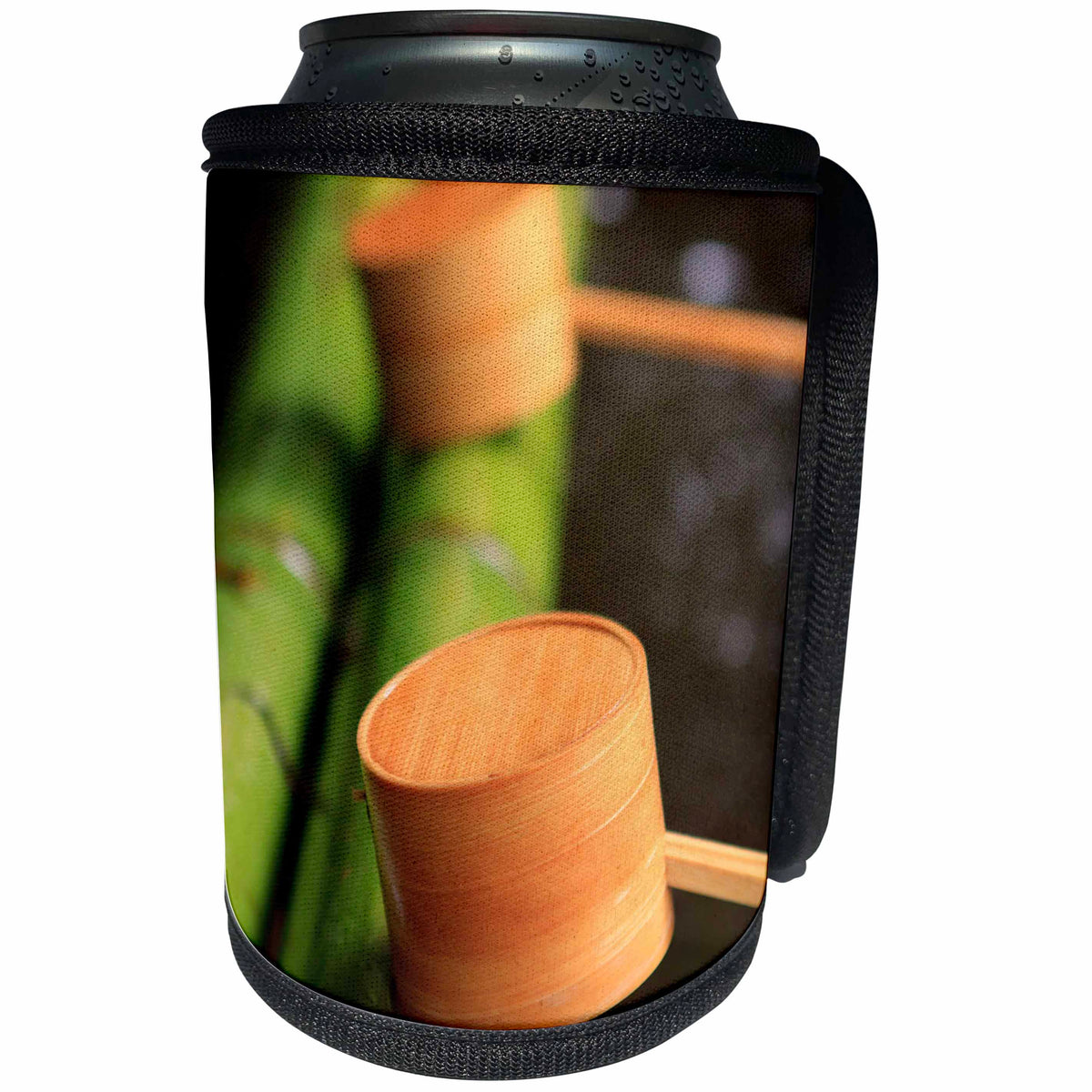 3dRose Danita Delimont - Nara - Wooden ladles for purification, Kasuga-Taisha Shrine in Nara, Japan. - Can Cooler Bottle Wrap (cc_247642)