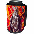 3dRose Danita Delimont - Mongolia - Western Mongolia, Bayan Olgii, Gashuun Suhayt. Mongolian Golden eagle. - Can Cooler Bottle Wrap (cc_247799)