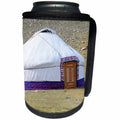 3dRose Danita Delimont - Mongolia - Western Mongolia, Khovd Province, Gashuun Suhayt. Nomad Gers or Yurts. - Can Cooler Bottle Wrap (cc_247808)