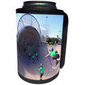 3dRose Danita Delimont - Queensland - Sequence of boy on scooter, Esplanade Skate Park, Cairns, Australia - Can Cooler Bottle Wrap (cc_248169)