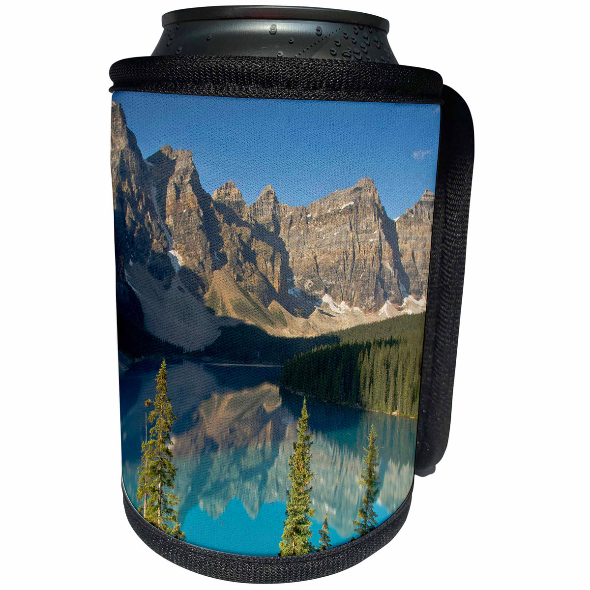 3dRose Danita Delimont - Banff - Morning, Moraine lake, Banff National Park, Alberta, Canada - Can Cooler Bottle Wrap (cc_248327)