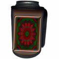 3dRose mimulux Psychedellic Art - MANDALA 7 chakra meditation spirituality NewAge glowing power energy balance peace - Can Cooler Bottle Wrap (cc_24836)