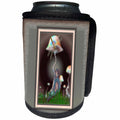 3dRose mimulux Fanasy - MOUSE and DRAGONFLY fantasy fairytale magic animal mushroom mystery friendship friends - Can Cooler Bottle Wrap (cc_24839)