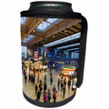 3dRose Danita Delimont - Munich - Germany, Bavaria, Munich, Hauptbahnhof, Main Train Station, interior - Can Cooler Bottle Wrap (cc_248922)