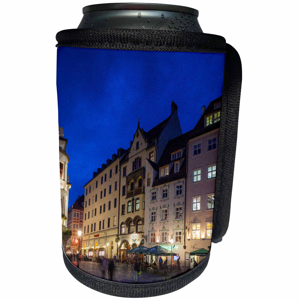 3dRose Danita Delimont - Munich - Germany, Bavaria, Munich, Hofbrauhaus, oldest beerhall in Munich - Can Cooler Bottle Wrap (cc_248932)