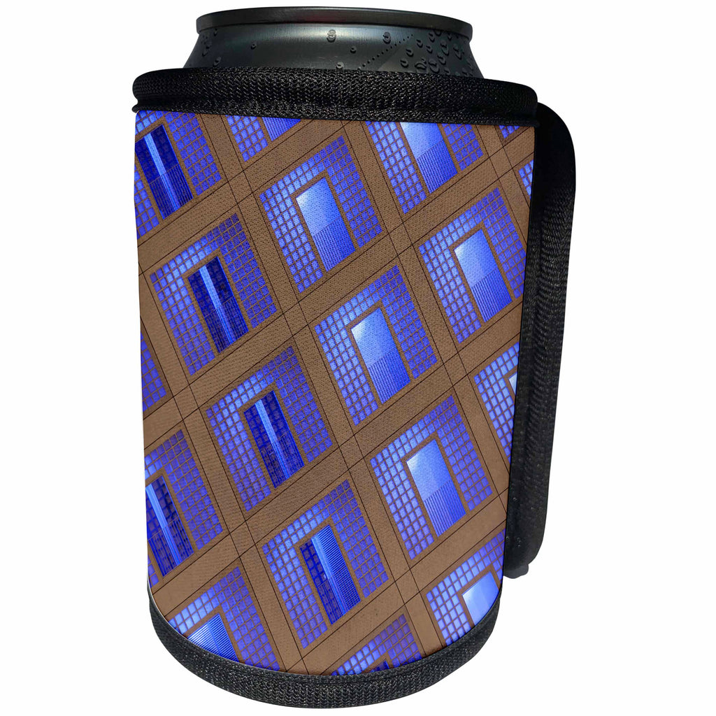 3dRose Danita Delimont - Stuttgart-Uhlbach - Germany, Stuttgart, Mailander Platz, Stuttgart city library, exterior - Can Cooler Bottle Wrap (cc_248944)