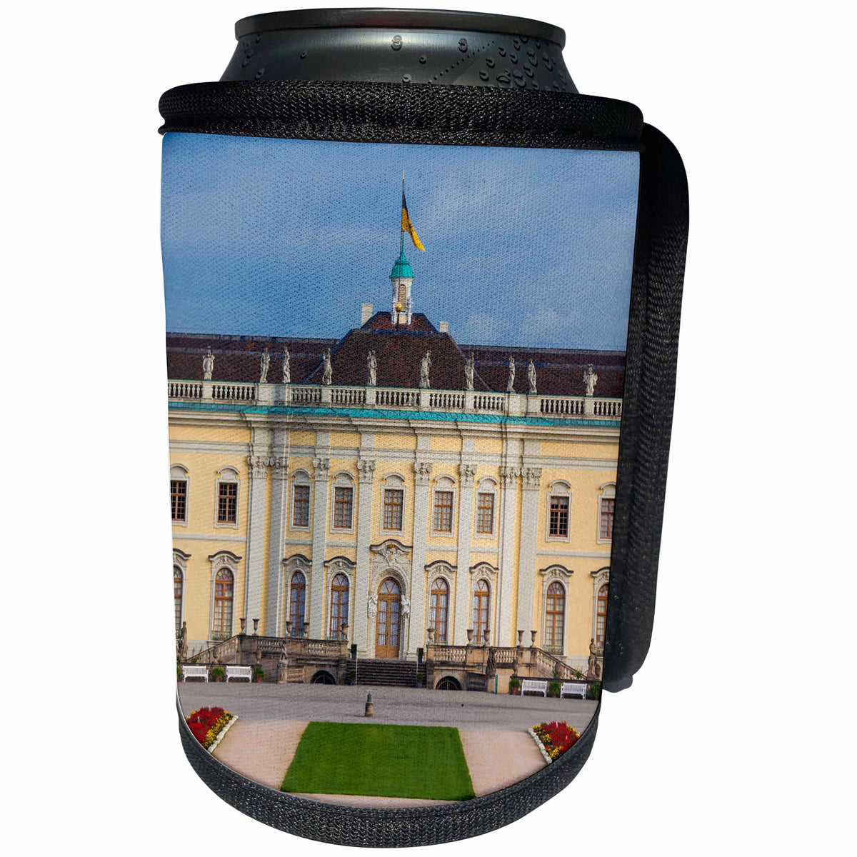 3dRose Danita Delimont - Ludwigsburg - Germany, Ludwigsburg, Residenzschloss Palace, Swabian Versailles - Can Cooler Bottle Wrap (cc_248948)