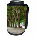 3dRose Danita Delimont - Portugal - Portugal, Ponte de Lima. Tree-lined walkway along the Lima River. - Can Cooler Bottle Wrap (cc_249399)